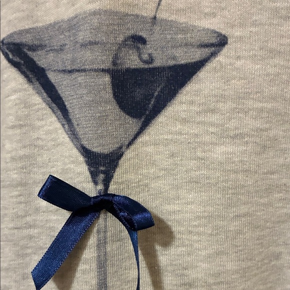 Gray Hoodie with Blue Graphic Design - Picture 4 of 6